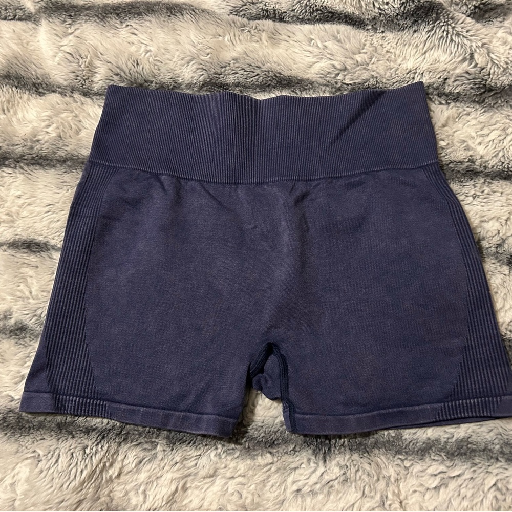 PINK Victoria's Secret Dark Blue Seamless Shorts